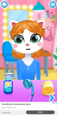 Hair salon animals android App screenshot 1