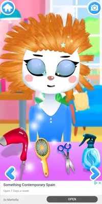 Hair salon animals android App screenshot 2