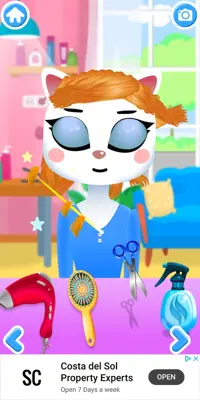 Hair salon animals android App screenshot 3