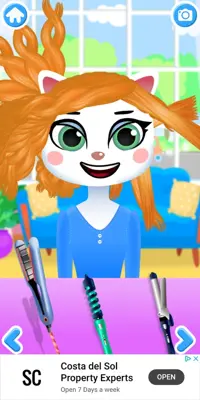 Hair salon animals android App screenshot 4