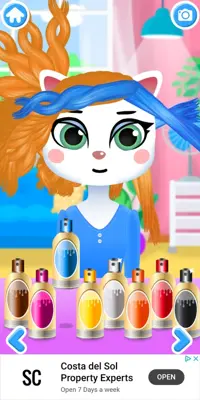 Hair salon animals android App screenshot 5